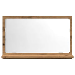 vidaXL Bathroom Mirror Cabinet Artisan Oak 60x11x37 cm Engineered Wood 4
