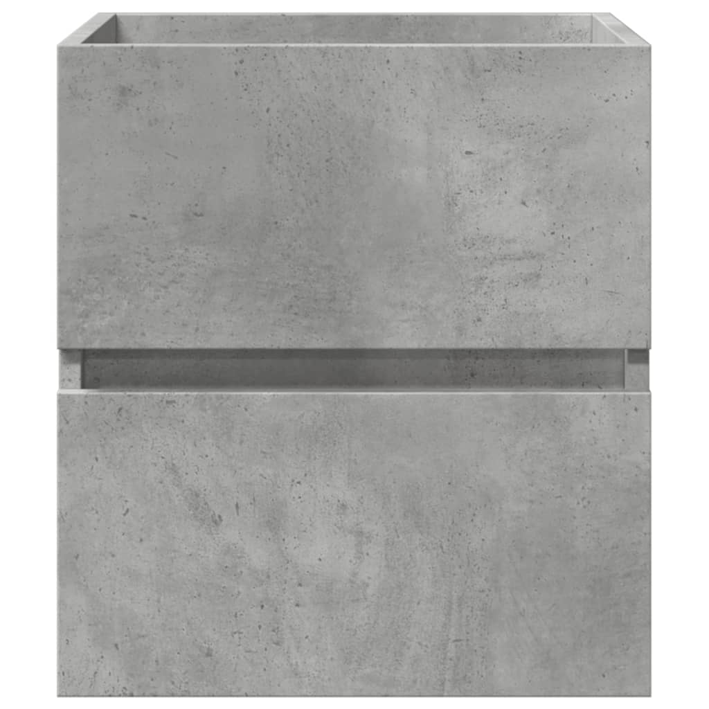 vidaXL Sink Cabinet Concrete Grey 41x38,5x45 cm Engineered Wood 4