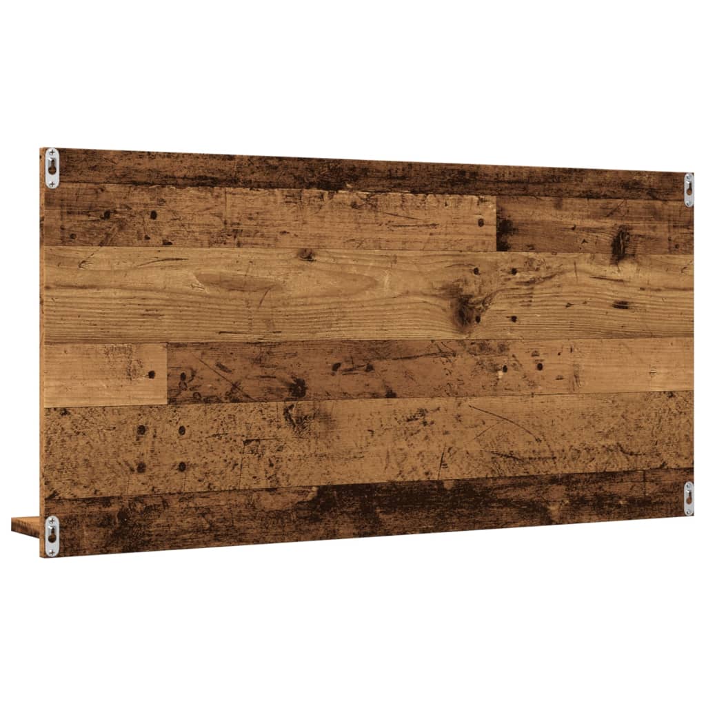 vidaXL Bathroom Mirror Cabinet Old Wood 90x11x45 cm Engineered Wood 6