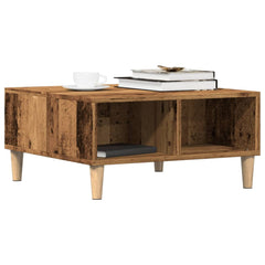 vidaXL Coffee Table Old Wood 60x60x30 cm Engineered Wood 1