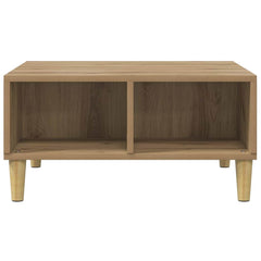 vidaXL Coffee Table Artisan Oak 60x60x30 cm Engineered Wood 4