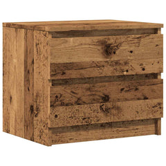 vidaXL Bedside Cabinet Old Wood 50x40x43.5 cm Engineered Wood 2