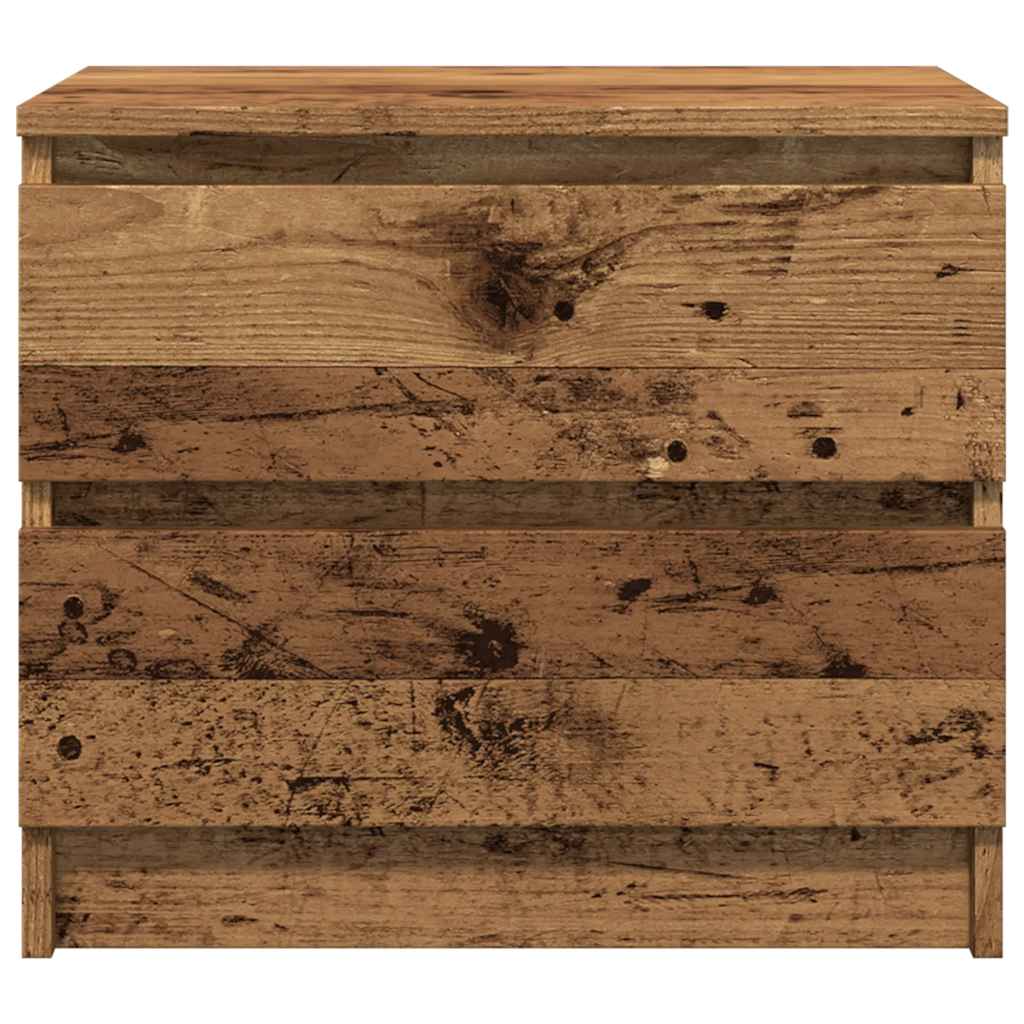 vidaXL Bedside Cabinet Old Wood 50x40x43.5 cm Engineered Wood 4