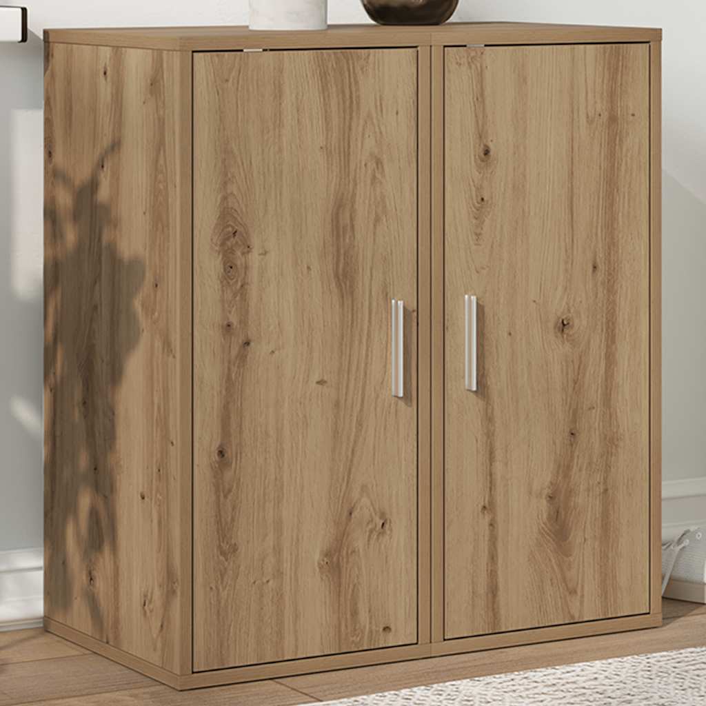 vidaXL Shoe Cabinets 2 pcs Artisan Oak 32x35x70 cm Engineered Wood 3
