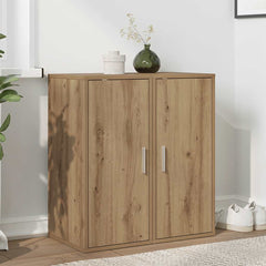 vidaXL Shoe Cabinets 2 pcs Artisan Oak 32x35x70 cm Engineered Wood 1