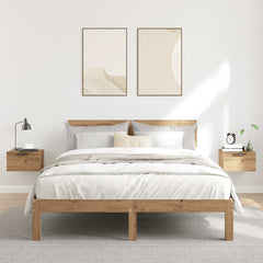 vidaXL Wall-mounted Bedside Cabinets 2 pcs Artisan Oak 34x30x20 cm 3