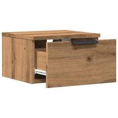 vidaXL Wall-mounted Bedside Cabinets 2 pcs Artisan Oak 34x30x20 cm 5