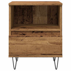 vidaXL Bedside Cabinet Old Wood 40x35x50 cm Engineered Wood 4