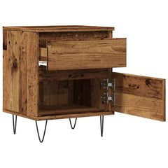 vidaXL Bedside Cabinet Old Wood 40x35x50 cm Engineered Wood 4