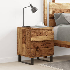 vidaXL Bedside Cabinet Old Wood 40x35x50 cm Engineered Wood 3