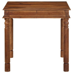 vidaXL Dining Table 80x80x77 cm Solid Wood Acacia 2