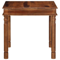 vidaXL Dining Table 80x80x77 cm Solid Wood Acacia 3