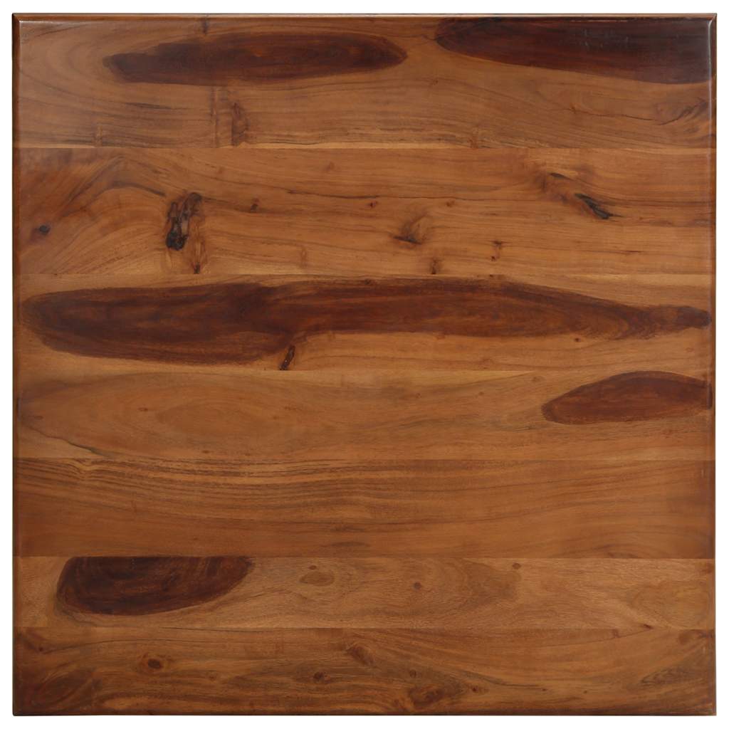 vidaXL Dining Table 80x80x77 cm Solid Wood Acacia 4