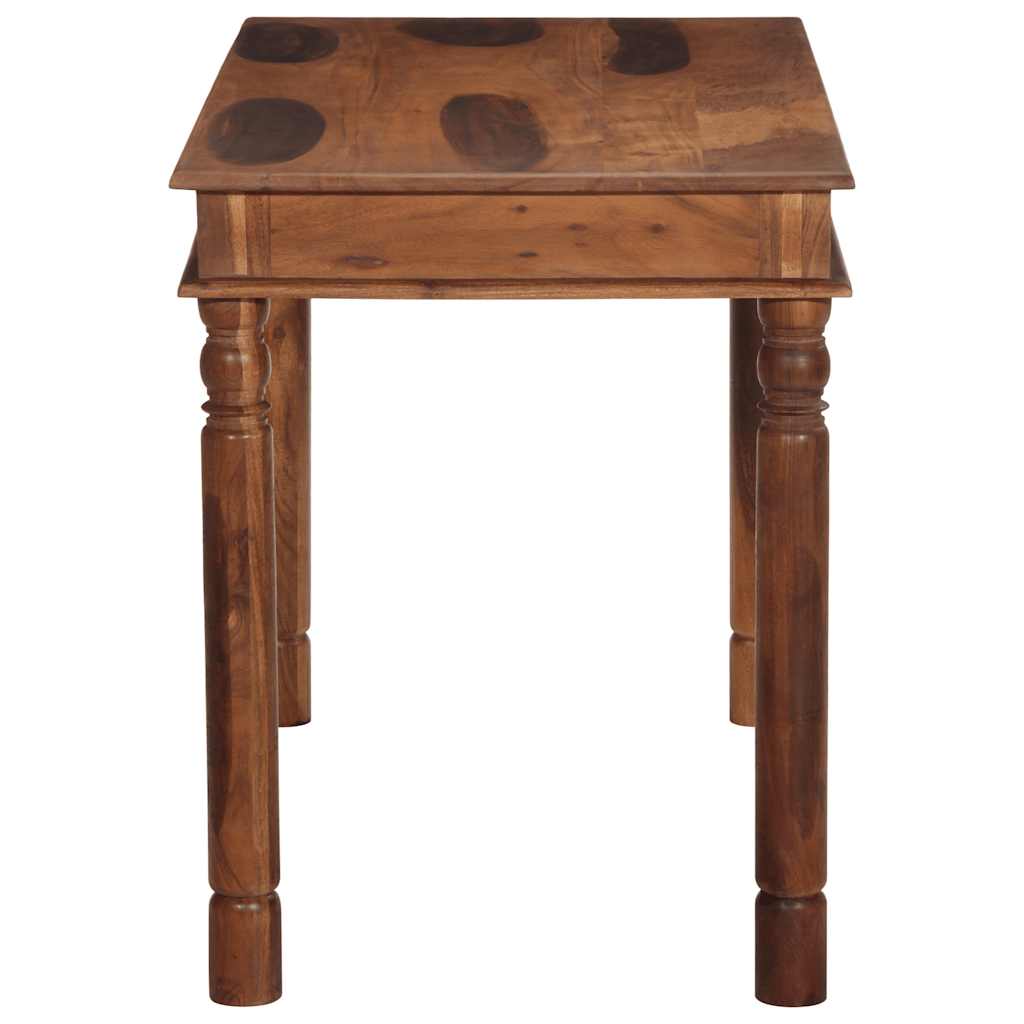vidaXL Dining Table 120x60x77 cm Solid Wood Acacia 3