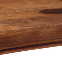 vidaXL Dining Table 120x60x77 cm Solid Wood Acacia 6