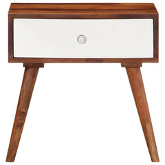 vidaXL Side Table 45x30x45 cm Solid Wood Acacia 3