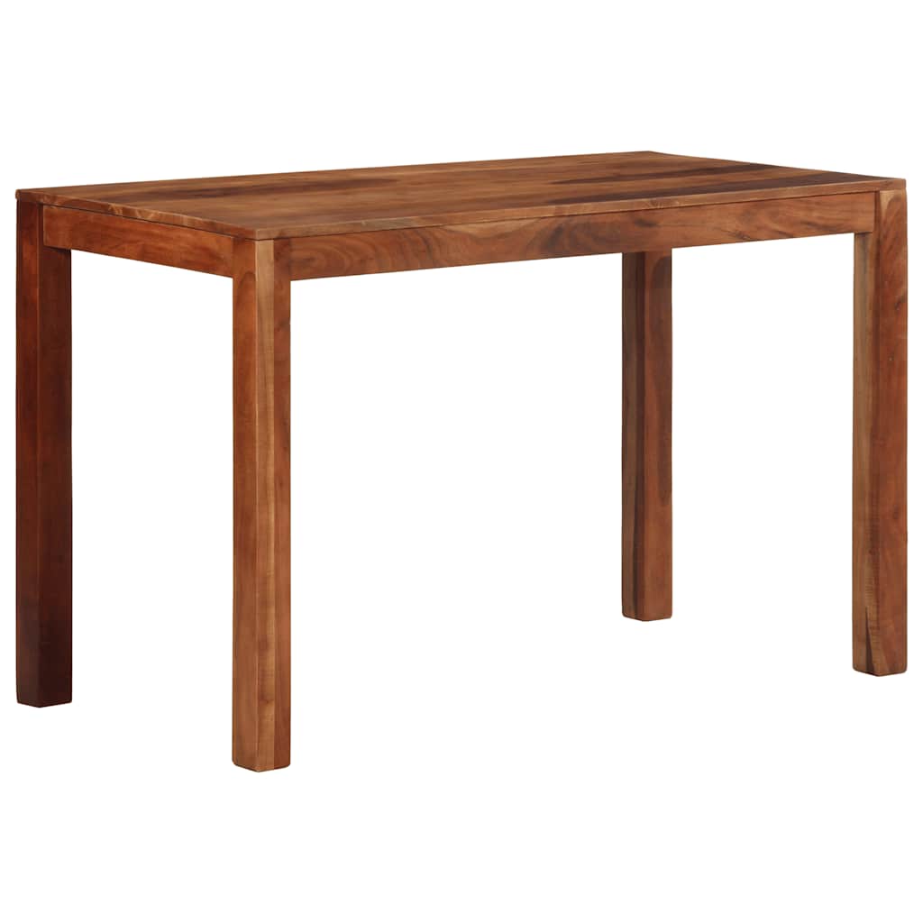 vidaXL Dining Table 120x60x76 cm Solid Wood Acacia 1