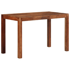 vidaXL Dining Table 120x60x76 cm Solid Wood Acacia 1