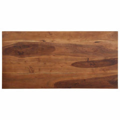 vidaXL Dining Table 120x60x76 cm Solid Wood Acacia 4