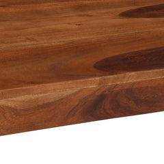 vidaXL Dining Table 120x60x76 cm Solid Wood Acacia 6