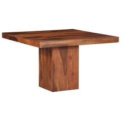 vidaXL Dining Table 120x120x77 cm Solid Wood Acacia 1