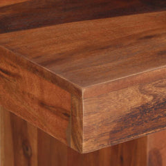 vidaXL Dining Table 120x120x77 cm Solid Wood Acacia 5