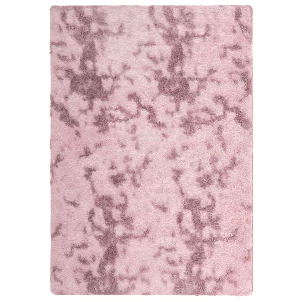 vidaXL Shaggy Rug High Pile NAVARRA Dusty Pink 120x170 cm Polyester 2