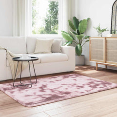 vidaXL Shaggy Rug High Pile NAVARRA Dusty Pink 120x170 cm Polyester 3