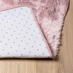 vidaXL Shaggy Rug High Pile NAVARRA Dusty Pink 120x170 cm Polyester 6