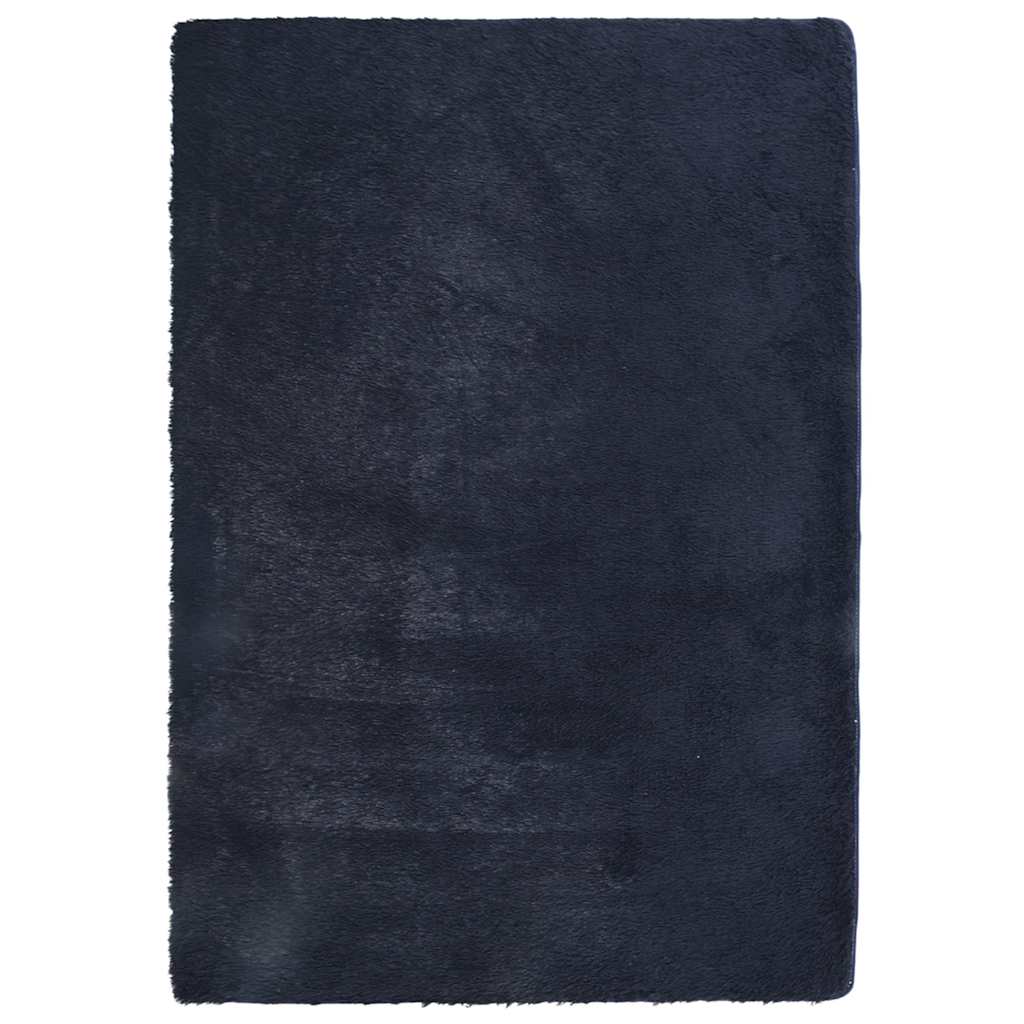 vidaXL Shaggy Rug High Pile NAVARRA Navy 120x170 cm Polyester 2