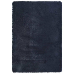 Shaggy Rug High Pile NAVARRA Polyester Navy 120 x 170 cm