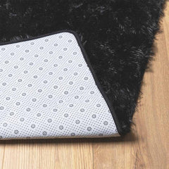 vidaXL Shaggy Rug High Pile NAVARRA Black 130x200 cm Polyester 6