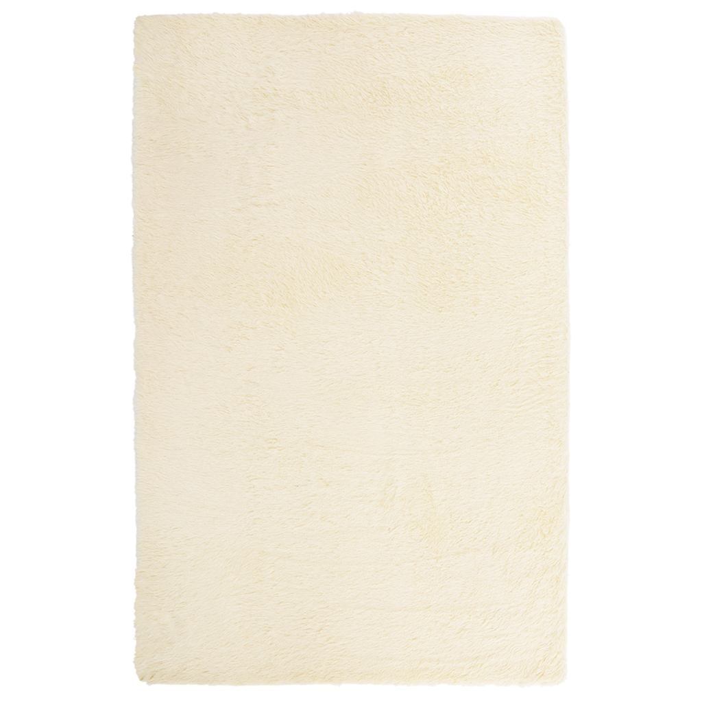 vidaXL Shaggy Rug High Pile NAVARRA Cream 130x200 cm Polyester 2