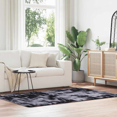vidaXL Shaggy Rug High Pile NAVARRA Dark Grey 130x200 cm Polyester 1