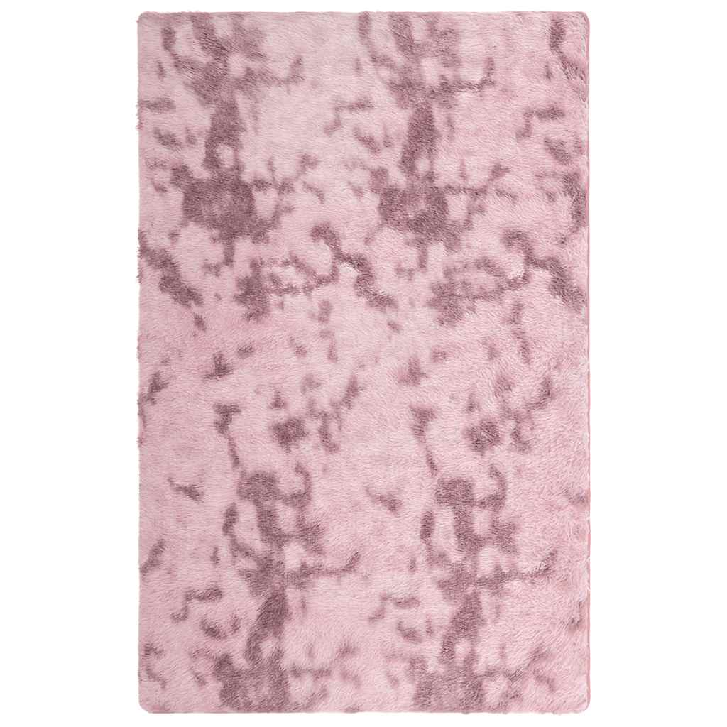 vidaXL Shaggy Rug High Pile NAVARRA Dusty Pink 130x200 cm Polyester 2