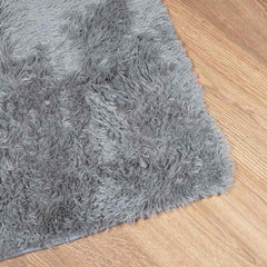 vidaXL Shaggy Rug High Pile NAVARRA Light Grey 130x200 cm Polyester 4