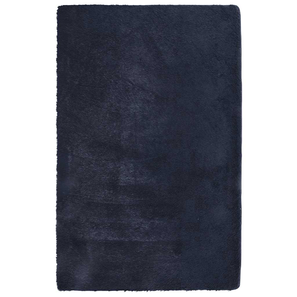 vidaXL Shaggy Rug High Pile NAVARRA Navy 130x200 cm Polyester 2