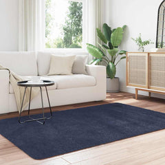 vidaXL Shaggy Rug High Pile NAVARRA Navy 130x200 cm Polyester 3