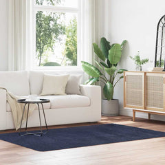 vidaXL Shaggy Rug High Pile NAVARRA Navy 130x200 cm Polyester 1