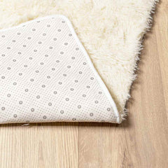vidaXL Shaggy Rug High Pile NAVARRA Cream 160x160 cm Polyester 6