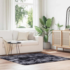 vidaXL Shaggy Rug High Pile NAVARRA Dark Grey 160x160 cm Polyester 1