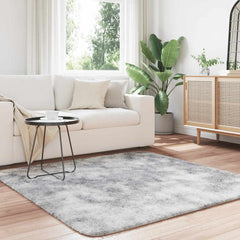 vidaXL Shaggy Rug High Pile NAVARRA Silver Grey 160x160 cm Polyester 3