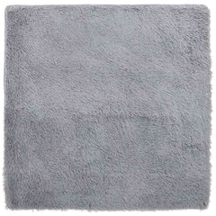 vidaXL Shaggy Rug High Pile NAVARRA Light Grey 200x200 cm Polyester 2