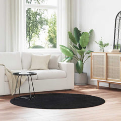 Shaggy Rug High Pile NAVARRA Black