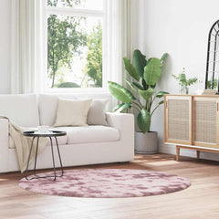 vidaXL Shaggy Rug High Pile NAVARRA Dusty Pink 160x160 cm Polyester 1