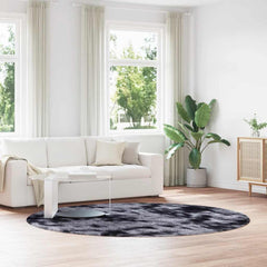 vidaXL Shaggy Rug High Pile NAVARRA Dark Grey 240x240 cm Polyester 1