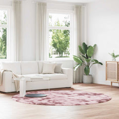 vidaXL Shaggy Rug High Pile NAVARRA Polyester Dusty Pink