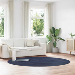 vidaXL Shaggy Rug High Pile NAVARRA Polyester Navy
