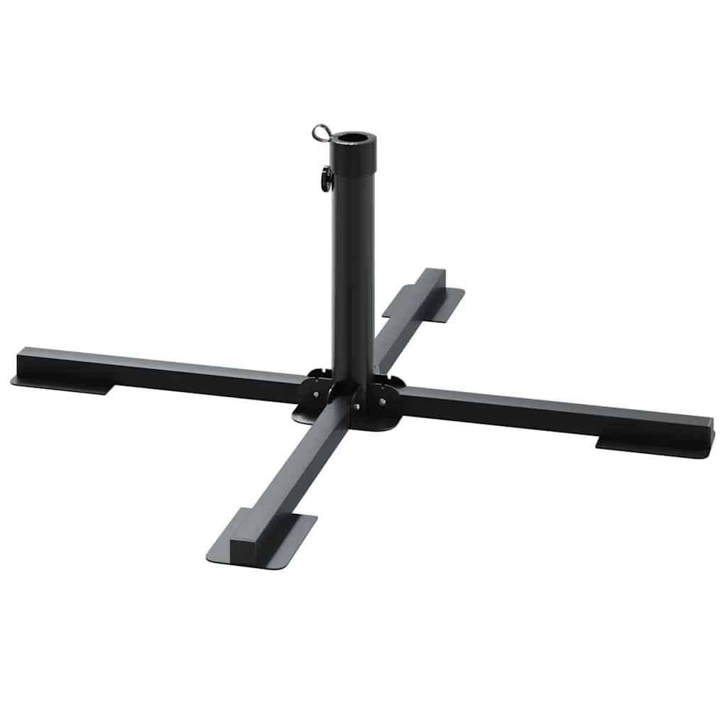 vidaXL 5 Piece Garden Parasol Base Set Granite and Steel 6