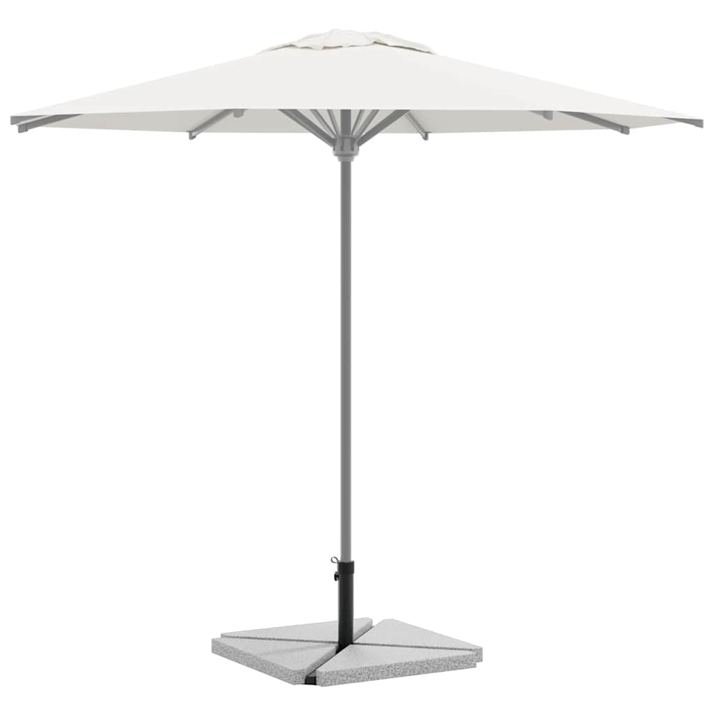 vidaXL 5 Piece Garden Parasol Base Set Granite and Steel 1